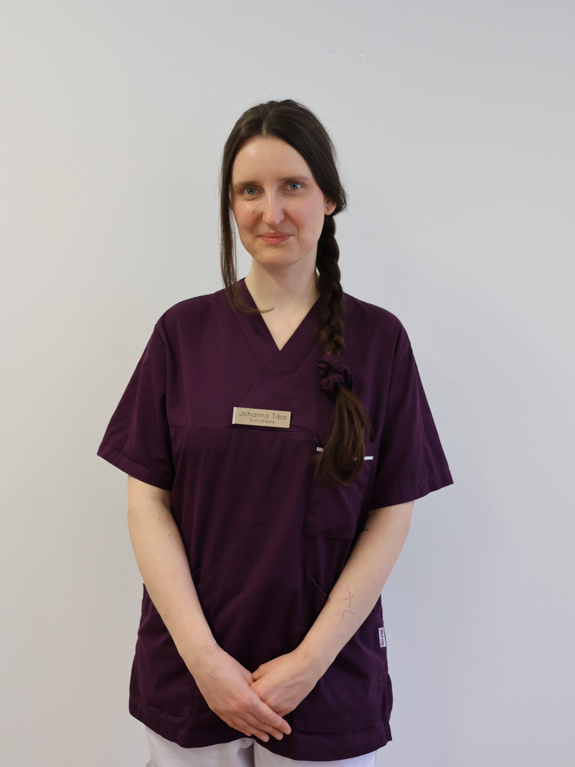 Johanna Tiba djurvårdare på Djurkliniken Norrtälje