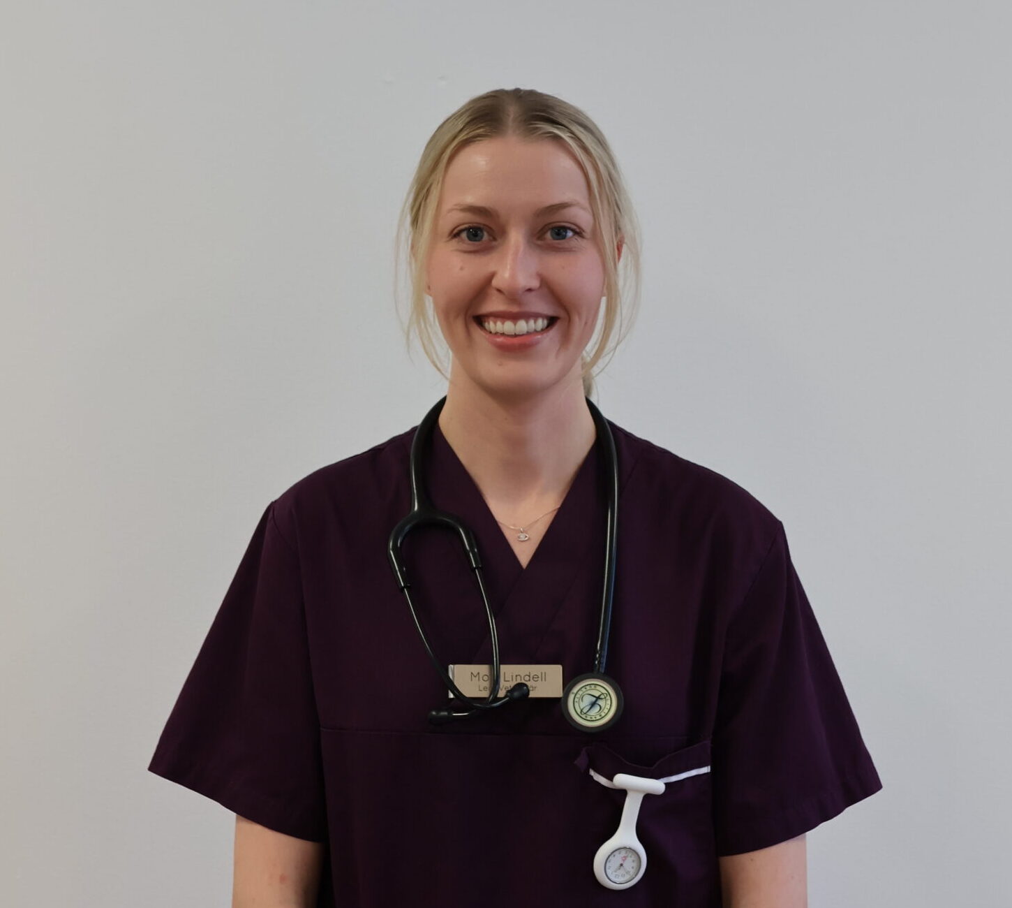 Moa Lindell veterinär på Djurkliniken Norrtälje