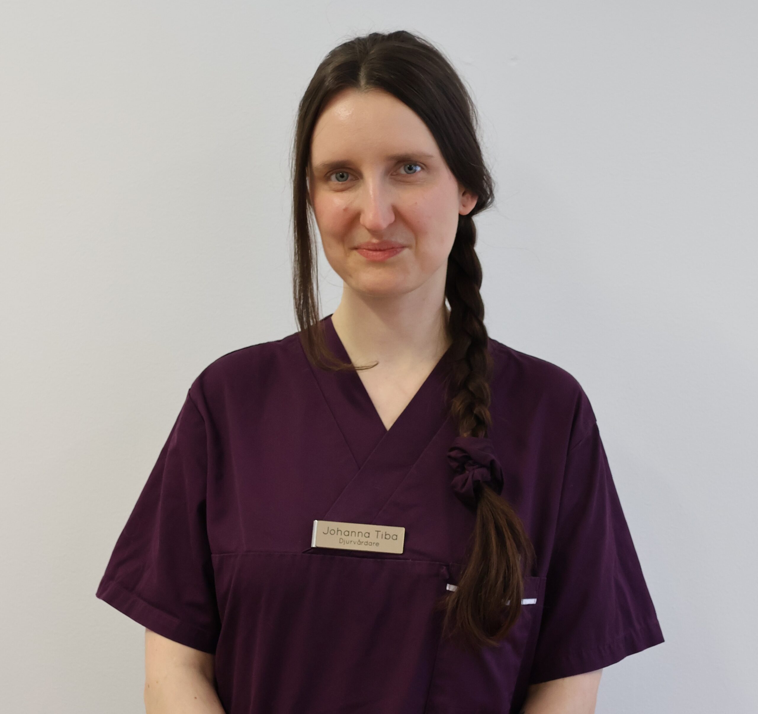 Johanna Tiba djurvårdare på Djurkliniken Norrtälje