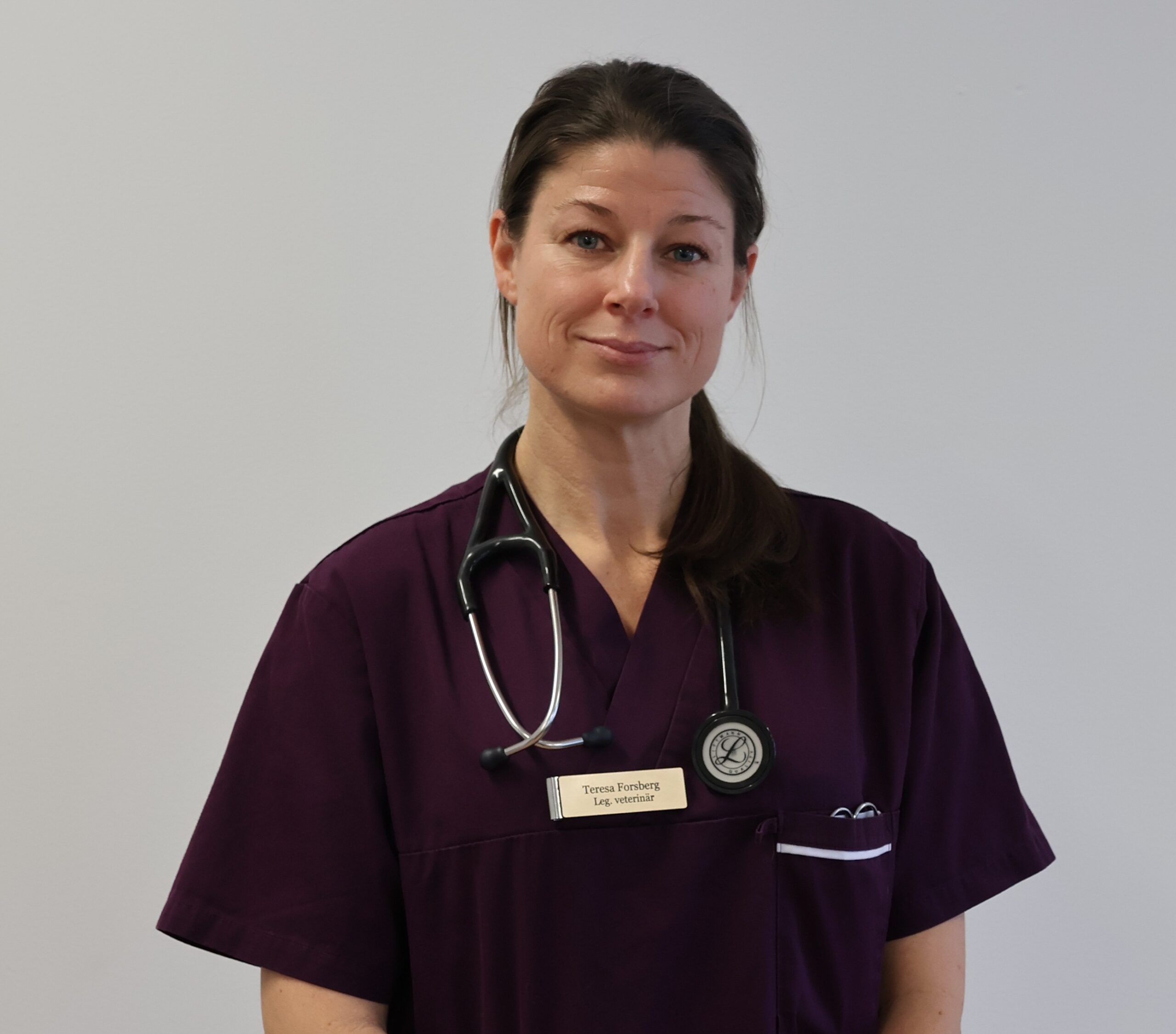 Teresa Forsberg veterinär på Djurkliniken Norrtälje